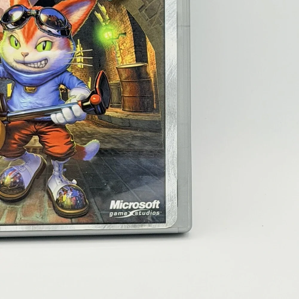 Blinx The Time Sweeper Microsoft Xbox Platinum Hits Complete CIB 2003 E NTSC